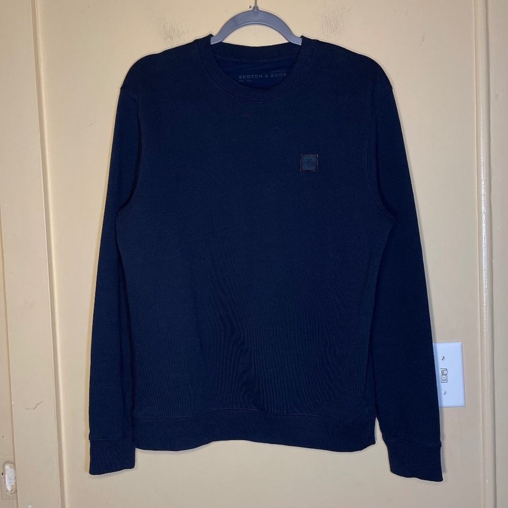 Scotch & Soda Navy Blue Sweater